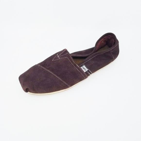 Toms Alpargata Classic Suede Brown Slip On - Picture 3 of 8